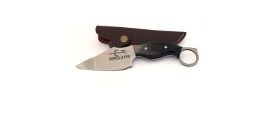 FACA 4” AÇO INOX CB CHIFRE COM ARGOLA